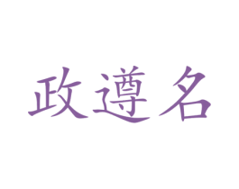 政遵名 商标图样