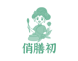 俏膳初 商标图样