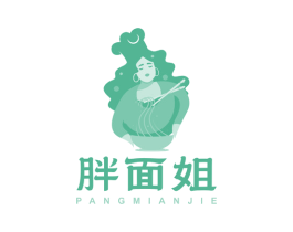 胖面姐 商标图样