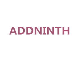ADDNINTH 商标图样