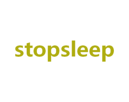 STOPSLEEP 商标图样