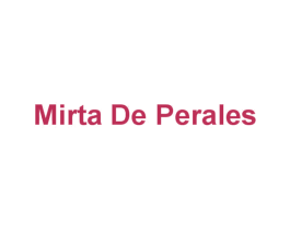MIRTA DE PERALES 商标图样