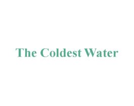 THECOLDESTWATER 商标图样