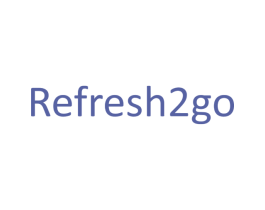 REFRESH2GO 商标图样