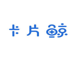 卡片鲸 商标图样