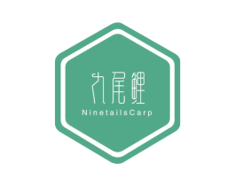 九尾鲤 NINETAILSCARP 商标图样