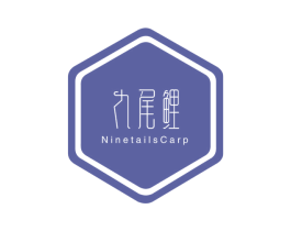 九尾鲤 NINETAILSCARP 商标图样