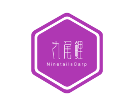九尾鲤 NINETAILSCARP 商标图样