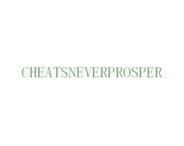CHEATSNEVERPROSPER 商标图样