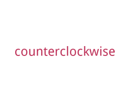 COUNTERCLOCKWISE 商标图样