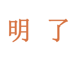 明了 商标图样