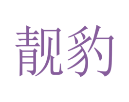 靓豹 商标图样