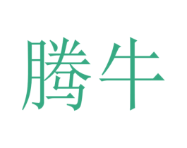 腾牛 商标图样