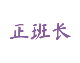 正班长 商标图样