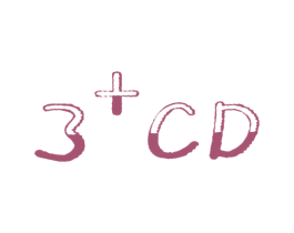 3+CD 商标图样