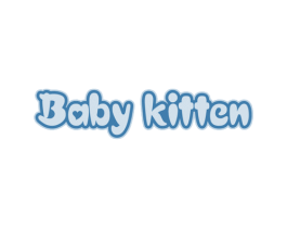 BABY KITTEN 商标图样