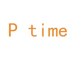 P TIME 商标图样