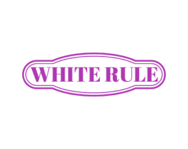 WHITE RULE 商标图样