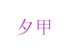 夕甲 商标图样