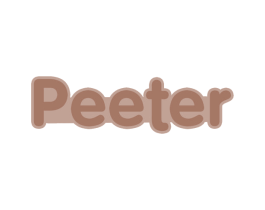 PEETER 商标图样