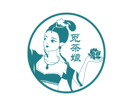 觅茶娘 商标图样