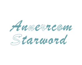 ANNERRCOM STARWORD 商标图样