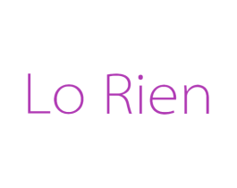LO RIEN 商标图样