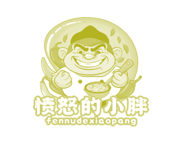 愤怒的小胖 商标图样