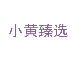 小黄臻选 商标图样