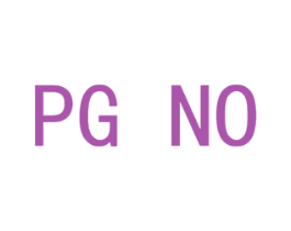 PG NO 商标图样