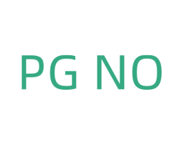 PG NO 商标图样