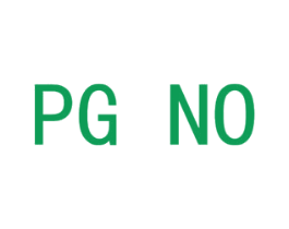 PG NO 商标图样