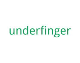 UNDERFINGER 商标图样