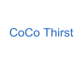 COCO THIRST 商标图样