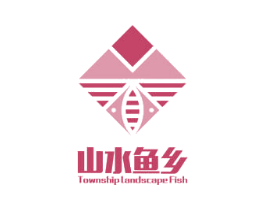 山水鱼乡 TOWNSHIP LANDSCAPE FISH 商标图样