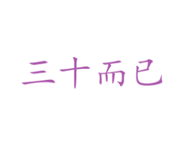 三十而已 商标图样