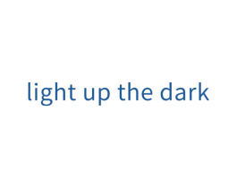 LIGHT UP THE DARK 商标图样