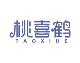 桃喜鹤 商标图样
