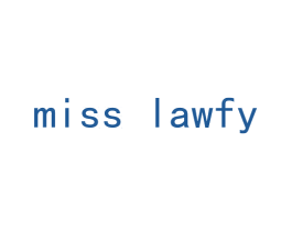 MISS LAWFY 商标图样
