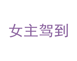 女主驾到 商标图样