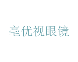 亳优视眼镜 商标图样