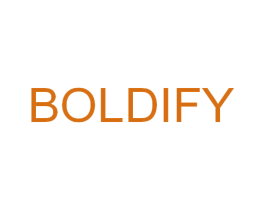 BOLDIFY 商标图样