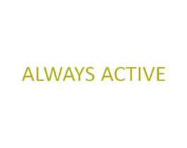 ALWAYS ACTIVE 商标图样