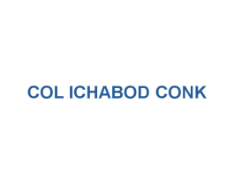 COL ICHABOD CONK 商标图样