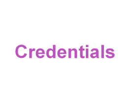 CREDENTIALS 商标图样