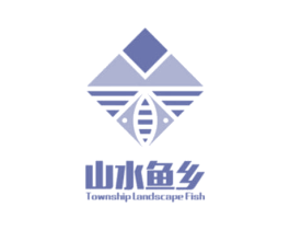 山水鱼乡 TOWNSHIP LANDSCAPE FISH 商标图样
