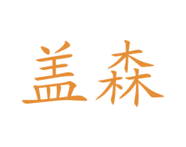 盖森 商标图样