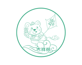 吉祥熊 福 商标图样