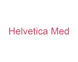 HELVETICA MED 商标图样