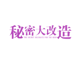 秘密大改造 THE SECRET DECORATE FOR TH 商标图样